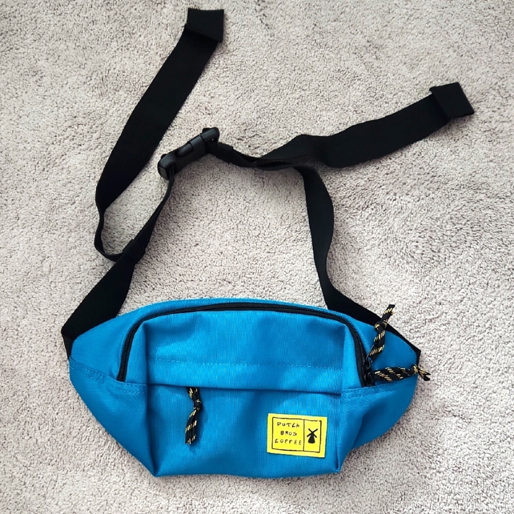 Dutch Bros Coffee Merch Adjustable Fanny Pack/Waist Bag With Zipper Pockets NWOT